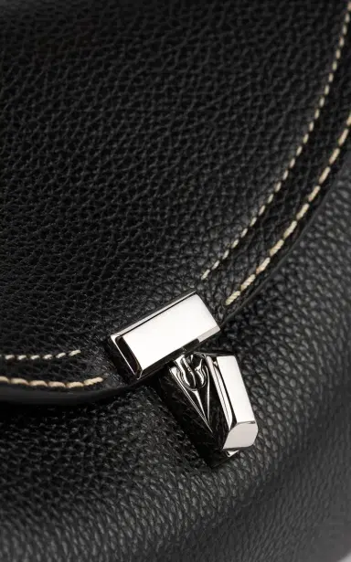 TOTEME T-Lock Grained Leather Shoulder Bag | Thumbnail 6 TOTEME T-Lock Grained Leather Shoulder Bag | Thumbnail 6