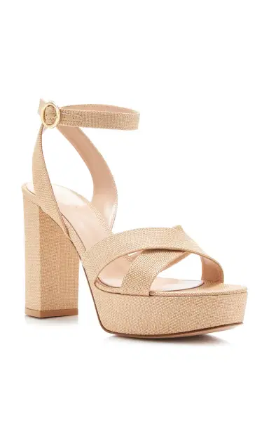 Gianvito Rossi Sabrina Haiti Raffia Sandals | Thumbnail 4 Gianvito Rossi Sabrina Haiti Raffia Sandals | Thumbnail 4