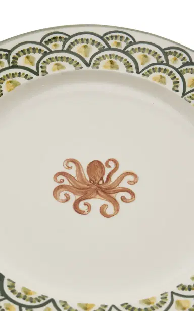 Moda Domus Aperitivo Set-of-Four Ceramic Dinner Plates - Multi | Thumbnail 4 Moda Domus Aperitivo Set-of-Four Ceramic Dinner Plates - Multi | Thumbnail 4