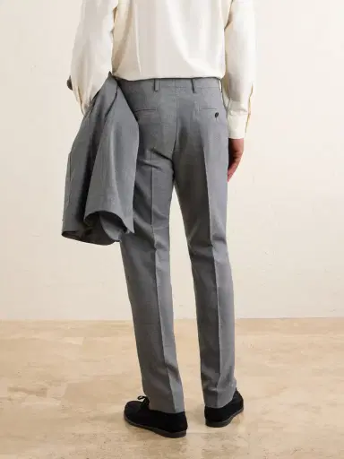 MR P. Slim-Fit Wool-Hopsack Suit Trousers - Men | Thumbnail 4 MR P. Slim-Fit Wool-Hopsack Suit Trousers - Men | Thumbnail 4