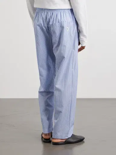 Tekla Straight-Leg Striped Organic Cotton Pyjama Trousers - Men | Thumbnail 4 Tekla Straight-Leg Striped Organic Cotton Pyjama Trousers - Men | Thumbnail 4