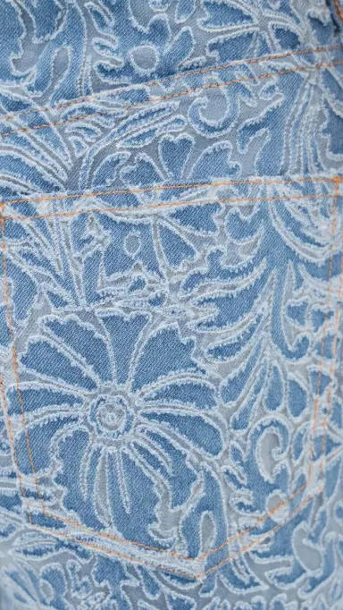 Veronica Beard Jean Taylor Floral Burnout Jeans Lkshre | Thumbnail 6 Veronica Beard Jean Taylor Floral Burnout Jeans Lkshre | Thumbnail 6