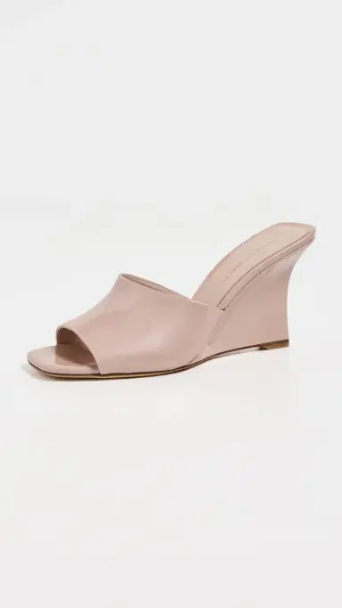 Stuart Weitzman Vinnie Wedge Mules Blushful | Thumbnail 2 Stuart Weitzman Vinnie Wedge Mules Blushful | Thumbnail 2