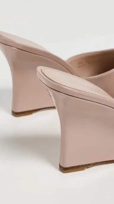 Stuart Weitzman Vinnie Wedge Mules Blushful | Thumbnail 4 Stuart Weitzman Vinnie Wedge Mules Blushful | Thumbnail 4
