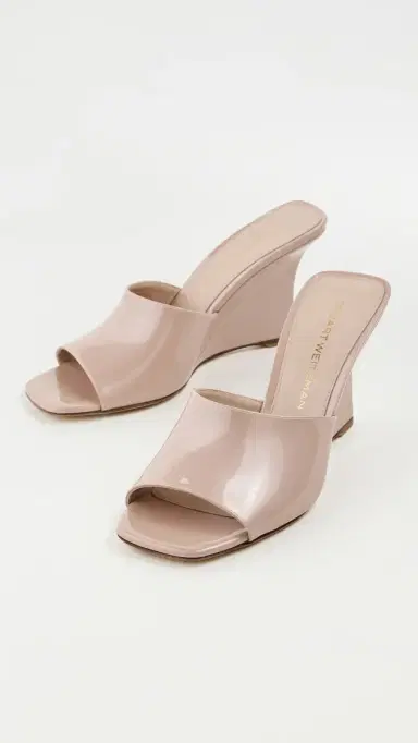 Stuart Weitzman Vinnie Wedge Mules Blushful | Thumbnail 5 Stuart Weitzman Vinnie Wedge Mules Blushful | Thumbnail 5