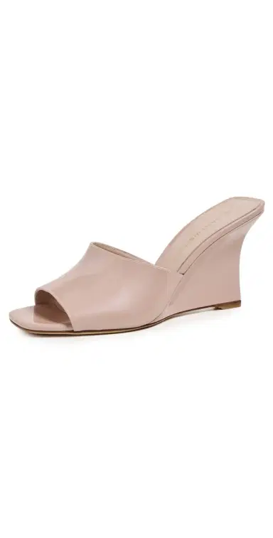 Stuart Weitzman Vinnie Wedge Mules Blushful | Thumbnail 1 Stuart Weitzman Vinnie Wedge Mules Blushful | Thumbnail 1
