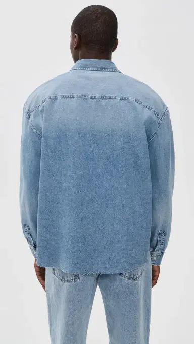 Frame Relaxed Denim Shirt Suntrace M | Thumbnail 3 Frame Relaxed Denim Shirt Suntrace M | Thumbnail 3