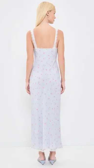 LoveShackFancy Beverly Dress Periwinkle oon | Thumbnail 3 LoveShackFancy Beverly Dress Periwinkle oon | Thumbnail 3