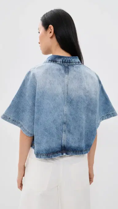 Secular Lotus Denim Shirt Malibu Wash | Thumbnail 3 Secular Lotus Denim Shirt Malibu Wash | Thumbnail 3