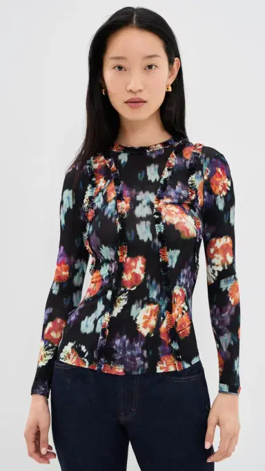 Ulla Johnson Clover Jersey Top Nocturne S | Thumbnail 2 Ulla Johnson Clover Jersey Top Nocturne S | Thumbnail 2