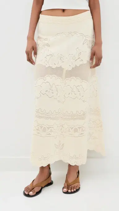 Isabel Marant Sanaya Skirt Ecru | Thumbnail 3 Isabel Marant Sanaya Skirt Ecru | Thumbnail 3