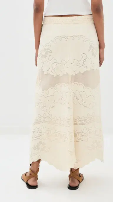 Isabel Marant Sanaya Skirt Ecru | Thumbnail 4 Isabel Marant Sanaya Skirt Ecru | Thumbnail 4