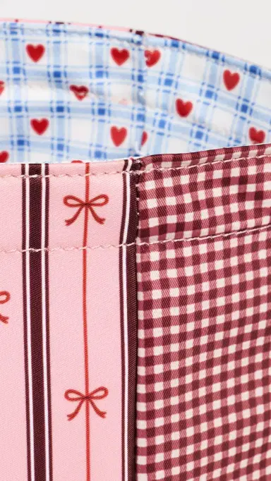 Stoney Clover Lane Agua Bendita x Reversible Everything Tote Stripe Bow One Size | Thumbnail 6 Stoney Clover Lane Agua Bendita x Reversible Everything Tote Stripe Bow One Size | Thumbnail 6