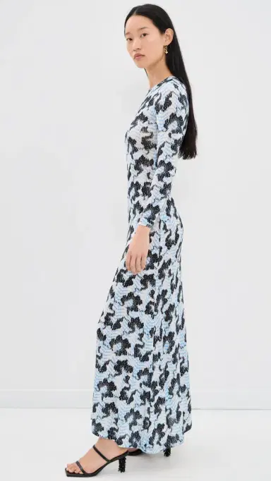 Ulla Johnson Amari Jersey Dress Ciel | Thumbnail 4 Ulla Johnson Amari Jersey Dress Ciel | Thumbnail 4