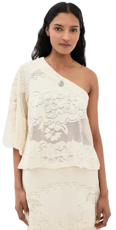 Isabel Marant Shilo Top Ecru | Thumbnail 1 Isabel Marant Shilo Top Ecru | Thumbnail 1
