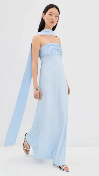 Runaway the Label Elsa Maxi Dress Baby Blue | Thumbnail 5 Runaway the Label Elsa Maxi Dress Baby Blue | Thumbnail 5