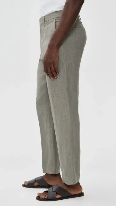 rag & bone Evan Linen Trousers Grey | Thumbnail 4 rag & bone Evan Linen Trousers Grey | Thumbnail 4