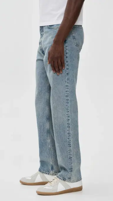 Maison Margiela Japanese Denim Taped Pants Ice Blue | Thumbnail 4 Maison Margiela Japanese Denim Taped Pants Ice Blue | Thumbnail 4