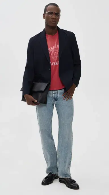 Maison Margiela Japanese Denim Taped Pants Ice Blue | Thumbnail 5 Maison Margiela Japanese Denim Taped Pants Ice Blue | Thumbnail 5