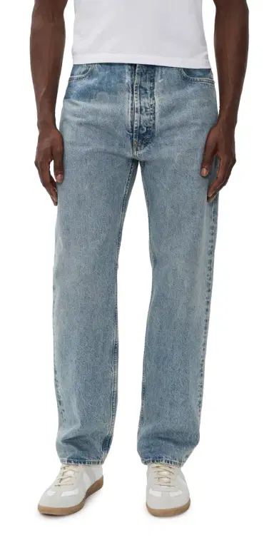 Maison Margiela Japanese Denim Taped Pants Ice Blue | Thumbnail 1 Maison Margiela Japanese Denim Taped Pants Ice Blue | Thumbnail 1