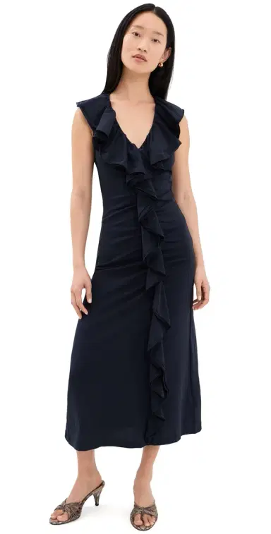 Ulla Johnson Chiara Cotton Ruffle Dress | Thumbnail 1 Ulla Johnson Chiara Cotton Ruffle Dress | Thumbnail 1