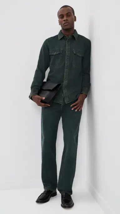 rag & bone Fit 4 Authentic Rigid Infuse Jeans Oilin | Thumbnail 5 rag & bone Fit 4 Authentic Rigid Infuse Jeans Oilin | Thumbnail 5