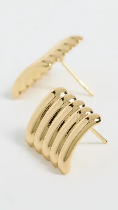 Heaven Mayhem Clemmie Earrings Gold One Size | Thumbnail 4 Heaven Mayhem Clemmie Earrings Gold One Size | Thumbnail 4
