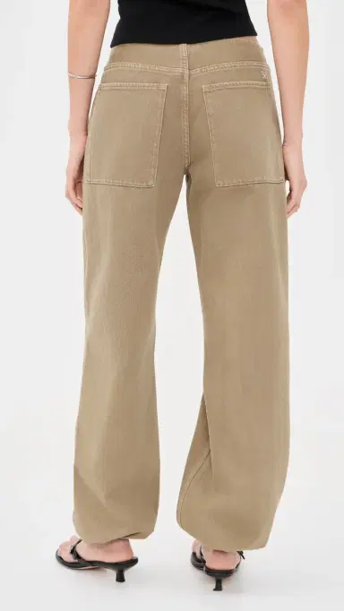 STILL HERE Low Rise Sport Jeans In Pear Pear | Thumbnail 3 STILL HERE Low Rise Sport Jeans In Pear Pear | Thumbnail 3