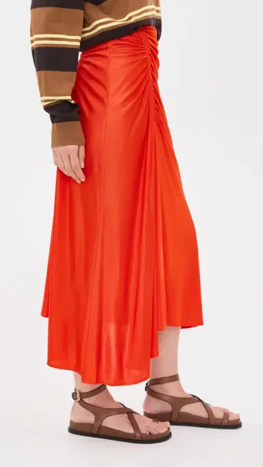 Proenza Schouler Naia Skirt Tangerine | Thumbnail 4 Proenza Schouler Naia Skirt Tangerine | Thumbnail 4