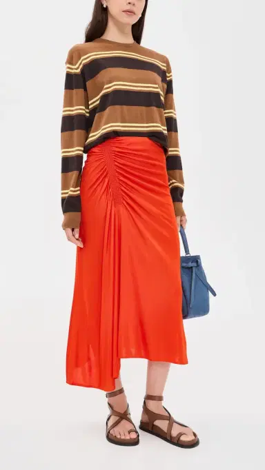 Proenza Schouler Naia Skirt Tangerine | Thumbnail 5 Proenza Schouler Naia Skirt Tangerine | Thumbnail 5