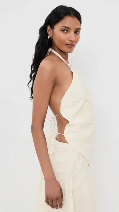 CHAN LUU Cotton Strip Halter Top | Thumbnail 4 CHAN LUU Cotton Strip Halter Top | Thumbnail 4