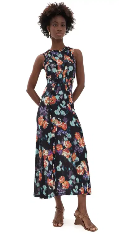 Ulla Johnson Isabelle Jersey Dress Nocturne | Thumbnail 1 Ulla Johnson Isabelle Jersey Dress Nocturne | Thumbnail 1