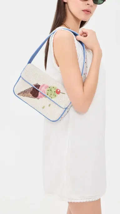 Staud Tommy Beaded Shoulder Bag | Thumbnail 3 Staud Tommy Beaded Shoulder Bag | Thumbnail 3