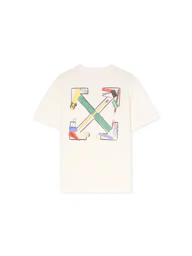 Off-White Bts Arrow Ruler Logo T-Shirt | Thumbnail 1 Off-White Bts Arrow Ruler Logo T-Shirt | Thumbnail 1