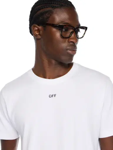 Off-White Newspaper Arrow Slim Logo Tee | Thumbnail 5 Off-White Newspaper Arrow Slim Logo Tee | Thumbnail 5