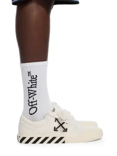 Off-White Vulcanized Undercut Sneakers | Thumbnail 1 Off-White Vulcanized Undercut Sneakers | Thumbnail 1