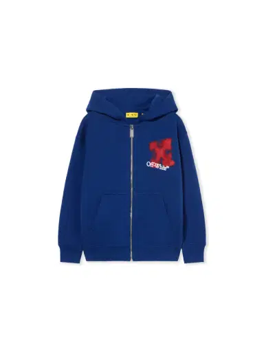 Off-White Arrow Spray Zip Logo Hoodie | Thumbnail 2 Off-White Arrow Spray Zip Logo Hoodie | Thumbnail 2