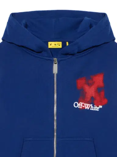 Off-White Arrow Spray Zip Logo Hoodie | Thumbnail 3 Off-White Arrow Spray Zip Logo Hoodie | Thumbnail 3