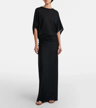 The Row Delyra ruched jersey gown | Thumbnail 7 The Row Delyra ruched jersey gown | Thumbnail 7