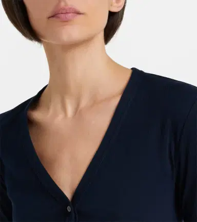 The Row Cresp ribbed-knit cotton jersey cardigan | Thumbnail 3 The Row Cresp ribbed-knit cotton jersey cardigan | Thumbnail 3