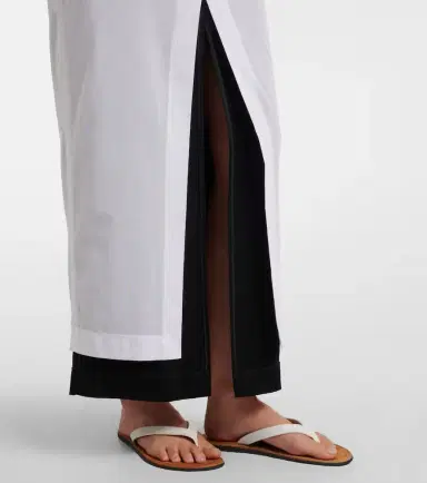 The Row Iphora layered cotton maxi skirt | Thumbnail 4 The Row Iphora layered cotton maxi skirt | Thumbnail 4