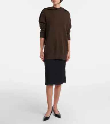 The Row Ivera silk-blend chiffon slip skirt | Thumbnail 2 The Row Ivera silk-blend chiffon slip skirt | Thumbnail 2