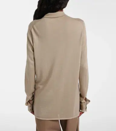 The Row Ocari knitted cashmere and silk shirt | Thumbnail 6 The Row Ocari knitted cashmere and silk shirt | Thumbnail 6