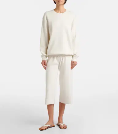 The Row Ozias cotton and silk cropped sweatpants | Thumbnail 6 The Row Ozias cotton and silk cropped sweatpants | Thumbnail 6