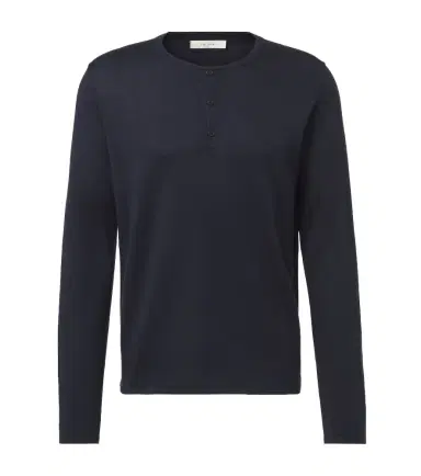The Row Ayan cashmere and silk Henley shirt | Thumbnail 1 The Row Ayan cashmere and silk Henley shirt | Thumbnail 1
