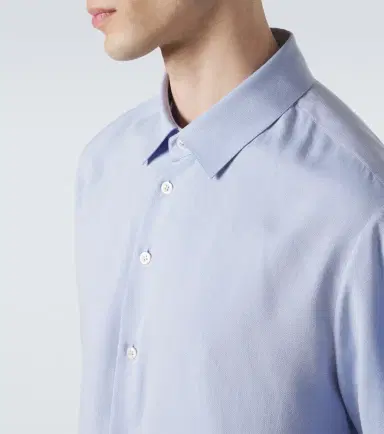 The Row Paxon silk poplin jacquard shirt | Thumbnail 2 The Row Paxon silk poplin jacquard shirt | Thumbnail 2