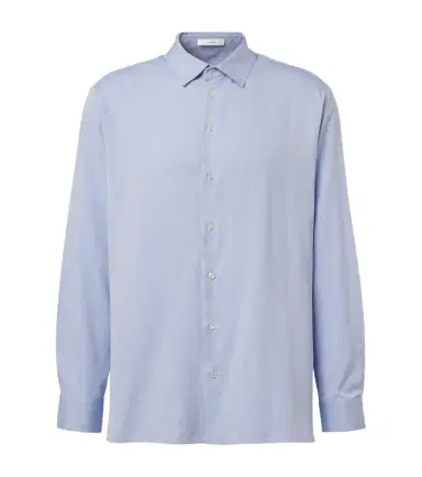 The Row Paxon silk poplin jacquard shirt | Thumbnail 1 The Row Paxon silk poplin jacquard shirt | Thumbnail 1