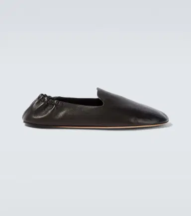 The Row Casa leather slip-on shoes | Thumbnail 2 The Row Casa leather slip-on shoes | Thumbnail 2