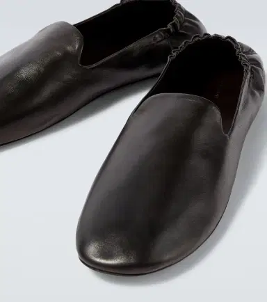 The Row Casa leather slip-on shoes | Thumbnail 3 The Row Casa leather slip-on shoes | Thumbnail 3