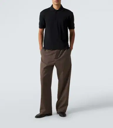 The Row Mistral wool and silk polo shirt | Thumbnail 3 The Row Mistral wool and silk polo shirt | Thumbnail 3